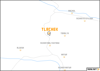 map of Tlachek