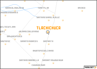 map of Tlachichuca