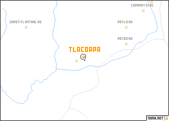 map of Tlacoapa
