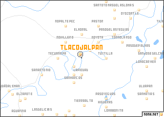 map of Tlacojalpan