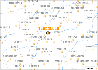 map of Tlacolula