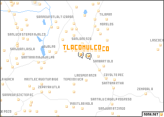 map of Tlacomulco