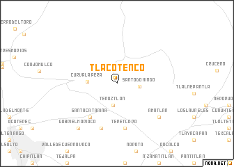 map of Tlacotenco