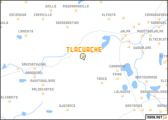 map of Tlacuache