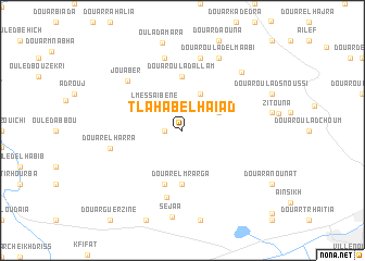 map of Tlaha Bel Haïad