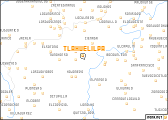 map of Tlahuelilpa