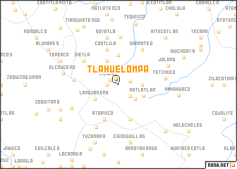 map of Tlahuelompa