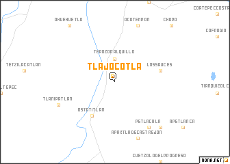 map of Tlajocotla