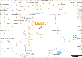 map of Tlajotla