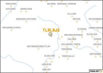 map of Tlalaje