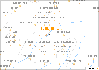 map of Tlalamac