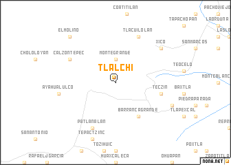 map of Tlalchi