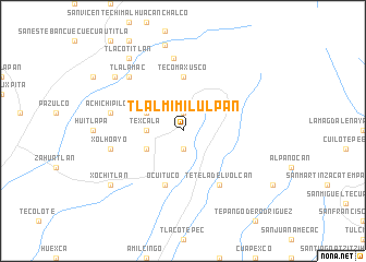 map of Tlalmimilulpan