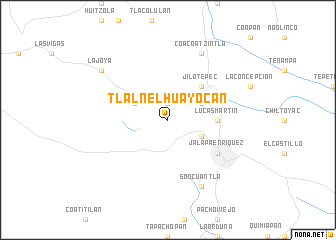 map of Tlalnelhuayocan