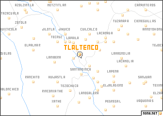 map of Tlaltenco