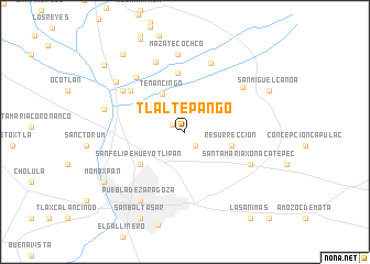 map of Tlaltepango