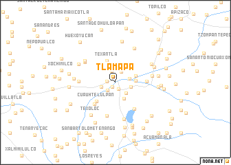 map of Tlamapa