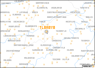 map of Tlamaya