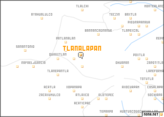 map of Tlanalapan