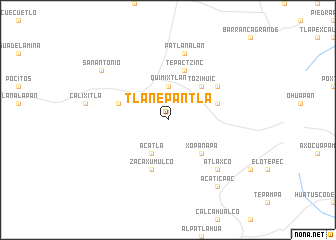 map of Tlanepantla