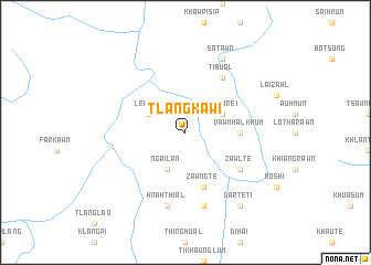 map of Tlāngkawi