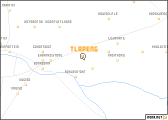 map of Tlapeng