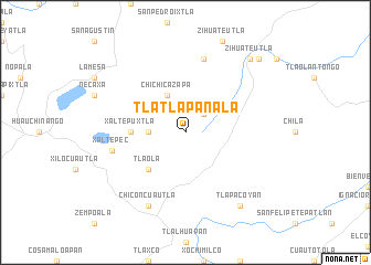 map of Tlatlapanala