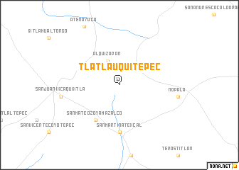 map of Tlatlauquitepec