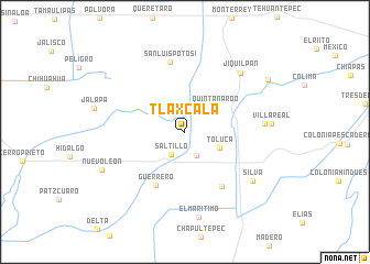 map of Tlaxcala