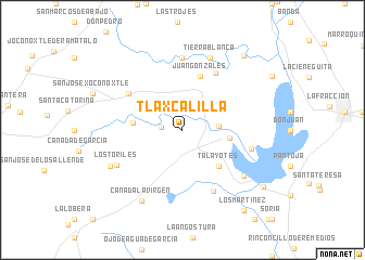 map of Tlaxcalilla