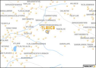 map of Tlaxco