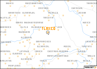 map of Tlaxco