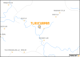 map of Tlaxcuapan