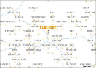 map of Tlemkaïa