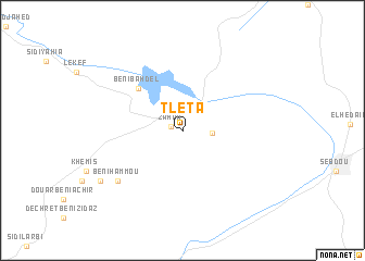 map of Tleta