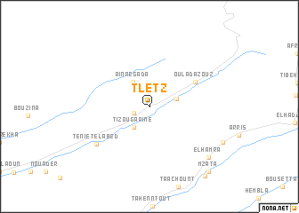 map of Tletz
