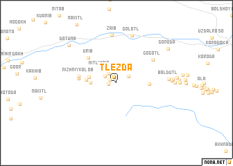 map of Tlezda