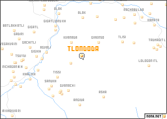 map of Tlondoda