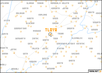 map of Tloya