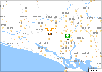 map of Tluya