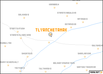 map of Tlyanche-Tamak