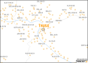 map of Tmuše