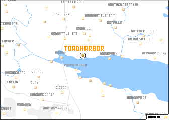 map of Toad Harbor