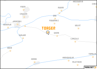 map of Toager