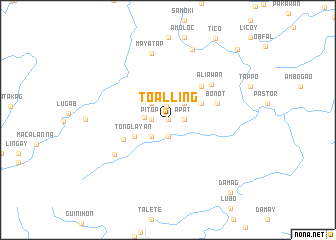map of Toalling