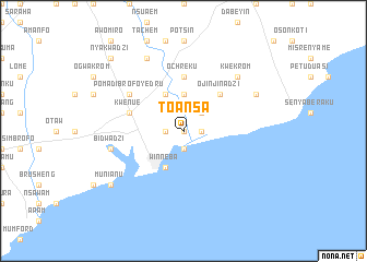 map of Toansa