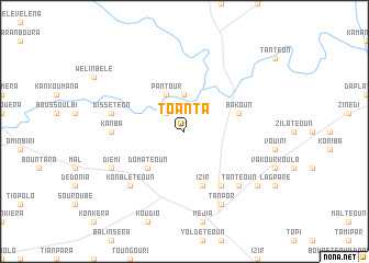 map of Toanta