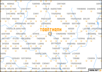 map of Toản Thành