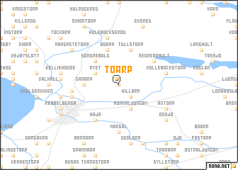 map of Toarp