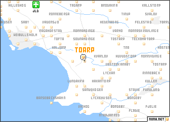 map of Toarp